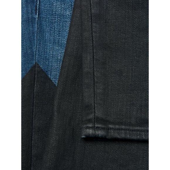 Hudson Jeans denim Super Skinny Ankle Jeans black leather like coating size 29 - Picture 4 of 11